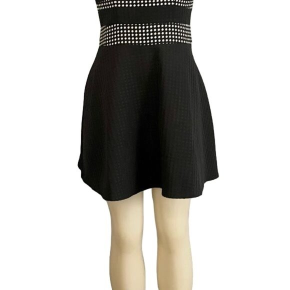INA short party dress in black and white size S sleeveless night out Dress. - Picture 7 of 10